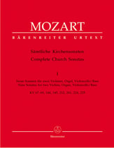 Church Sonatas Vol 1 Orchestra Scores/Parts sheet music cover